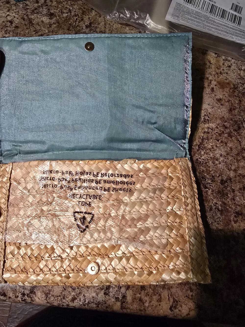 Miu Miu Woven Straw Clutch Pouch | NWT